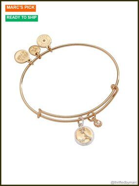 Sagittarius Zodiac Charm Bangle Bracelet Nickel-Free Eco-Friendly